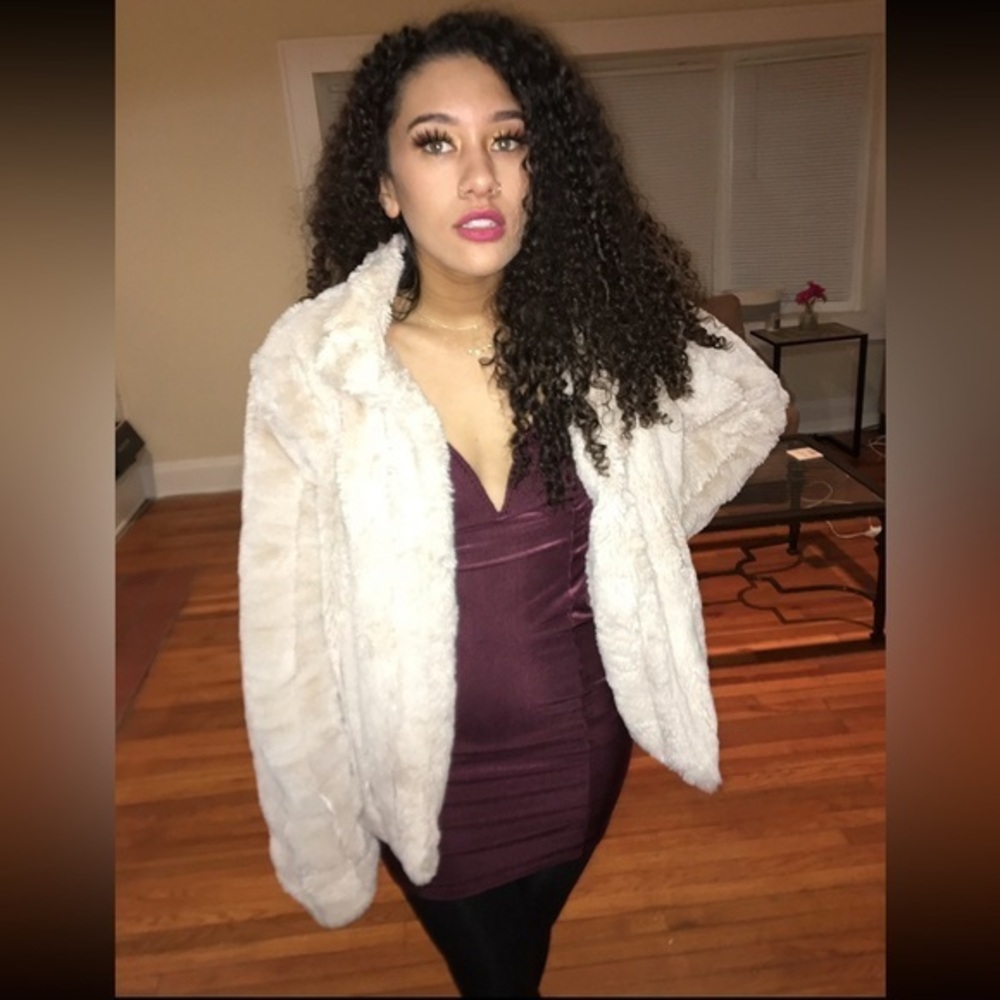 Faux Fur Teddy Coat Jacket
